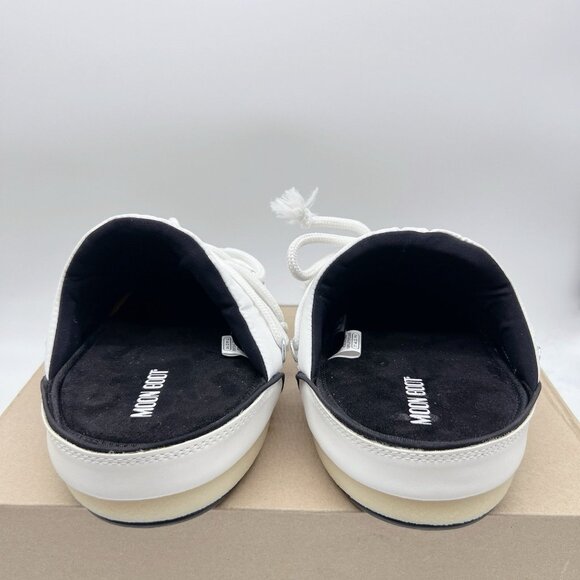 MOON BOOT Full Moon Icon Nylon Mule White EU 39/ 40 Womens US 8/ 8.5 - Picture 7 of 12